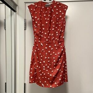 Finders Keepers Red and White Mini Dress